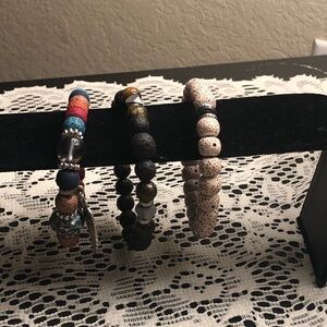 Colorful Beaded Bracelets Set